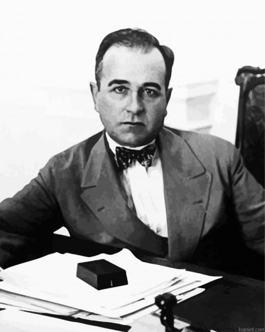 Monochrome Getulio Vargas Paint By Numbers.png