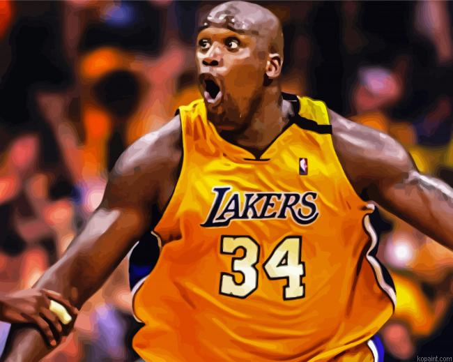 Shaquille O Neal Lakers Painting By Numberss.png