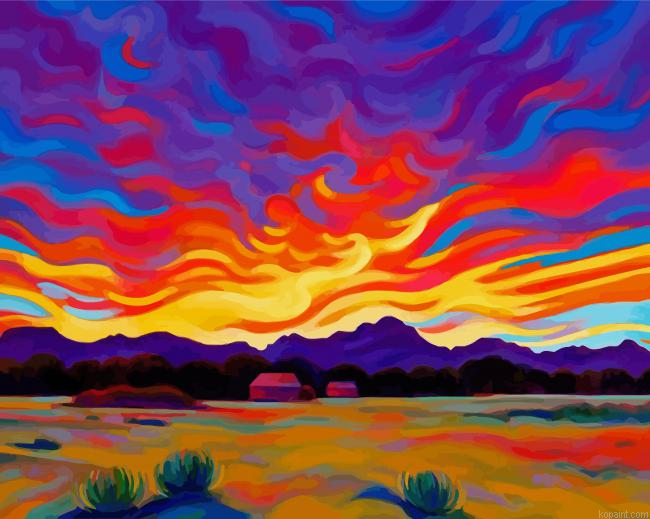 Sunset Landscape Painting By Numberss.png