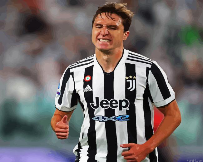The Football Player Federico Chisea Painting By Numberss.png