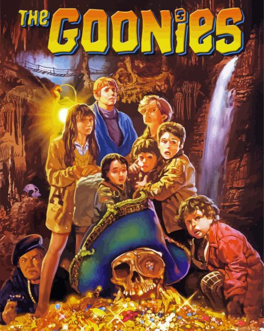 the Goonies Movie Poster Paint By Numbers