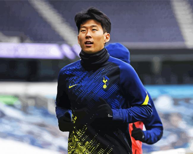 The South Korean Footballer Sonaldo Painting By Numberss.png