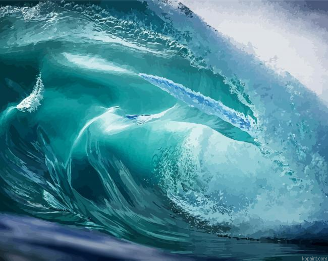Wonderful Teal Sea Painting By Numberss.png